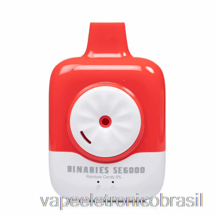 Vape Eletrônico Horizonte Binários Se6000 Descartáveis ​​arco-íris Doces